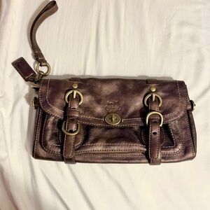 Coach vintage Garcia legacy Leather Wristlet